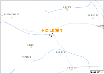 map of Kızılören