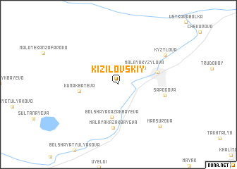 map of Kizilovskiy