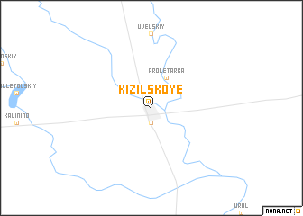 map of Kizil\