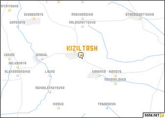 map of Kiziltash