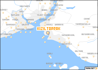 map of Kızıltoprak