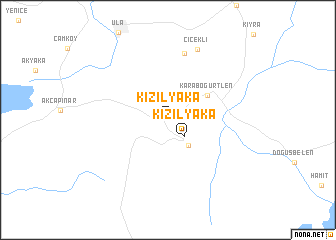 map of Kızılyaka