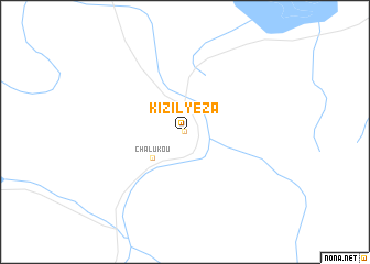 map of Kizilyeza