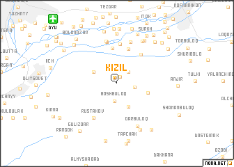 map of Kizil