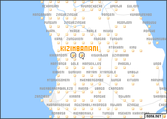 map of Kizimbani