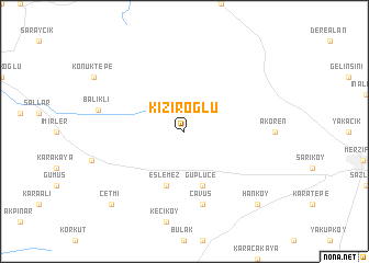 map of Kiziroğlu