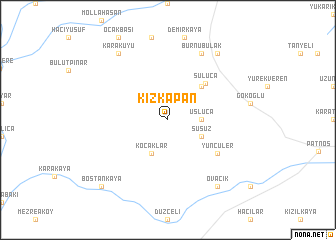 map of Kızkapan