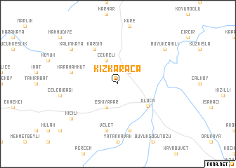 map of Kızkaraca