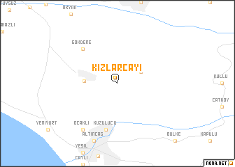 map of Kızlarçayı