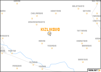 map of Kizlikovo