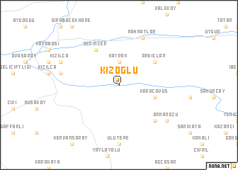 map of Kızoğlu