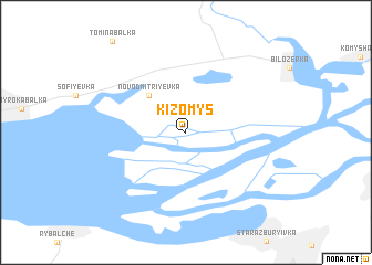 map of Kizomys