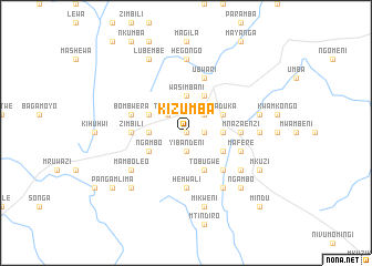 map of Kizumba