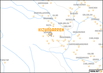 map of Kīzūn Darreh