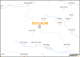 map of Kizylalma