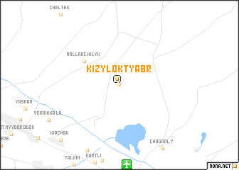 map of Kizyl-Oktyabrʼ