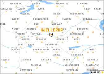 map of Kjellerup