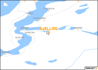 map of Kjelling