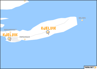 map of Kjelvik