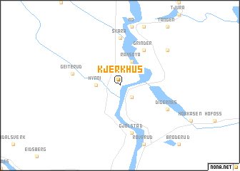map of Kjerkhus
