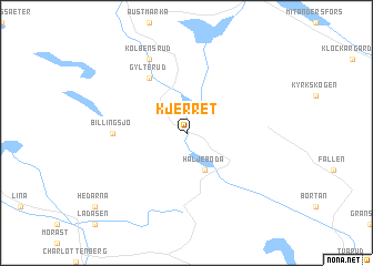 map of Kjerret