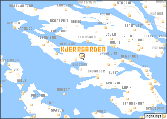 map of Kjerrgarden