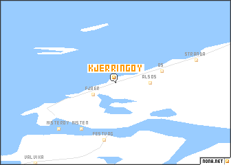 map of Kjerringøy