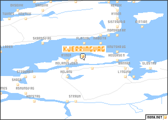 map of Kjerringvåg