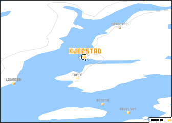 map of Kjerstad