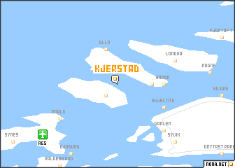 map of Kjerstad