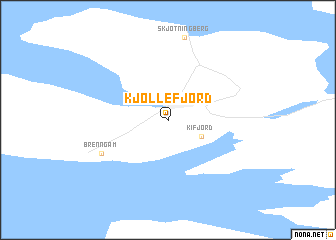 map of Kjøllefjord