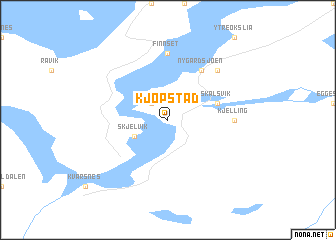 map of Kjøpstad