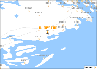 map of Kjørstad