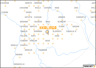 map of KʼKalinga