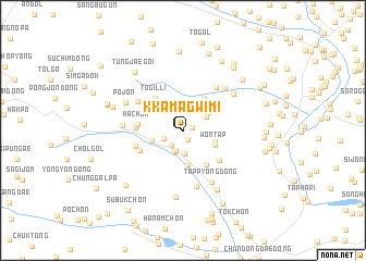 map of Kkamagwimi