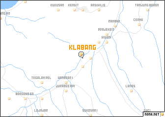 map of Klabang