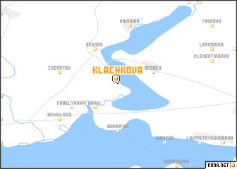 map of Klachkova