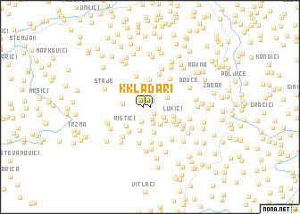 map of Kladari