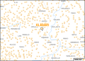 map of Kladari