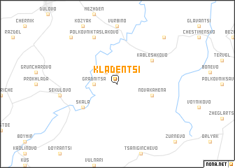 map of Kladentsi