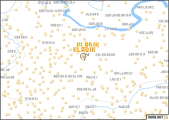 map of Kladik