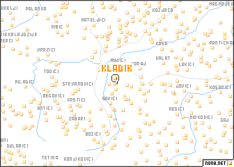 map of Kladik