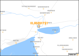 map of Kladovitsy