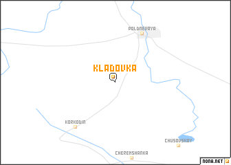 map of Kladovka