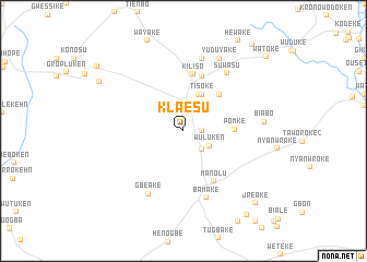 map of Klaesu