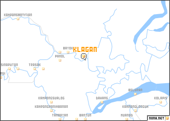 map of Klagan