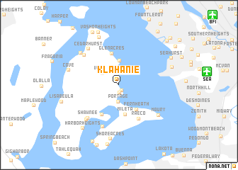 map of Klahanie