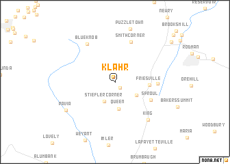 map of Klahr