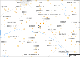 map of Klaïa