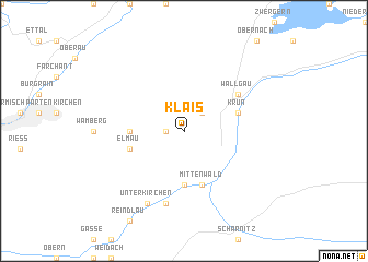 map of Klais